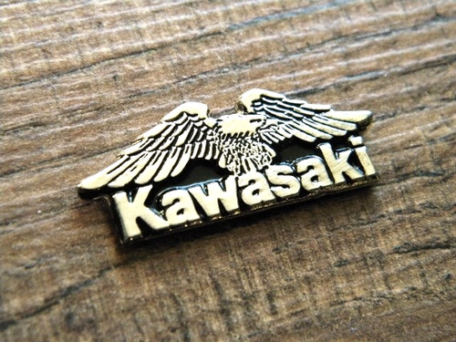 Kawasaki eagle vest pin - eagle,