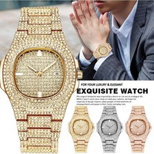 Men Hip Hop Iced Bling Diamond