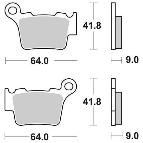 Brake pad pair 791cs - brake,