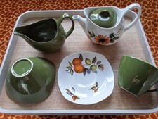 MIDWINTER Stylecraft Staffordshire DAISY TIME Teapot 12-65, jug bowl cup saucer