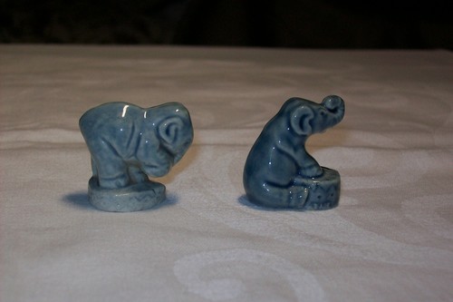 Two wade circus elephants - two,