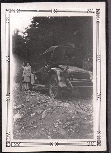 Old photograph car hunting - photograph,