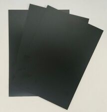 Plasticard High Impact Polystyrene 1.0mm 40 thou Sheet A4 Matt Black Craft Model