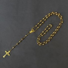 Rosary beads necklace jesus - rosary, necklace,