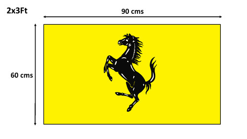 Historical ferrari yellow flag - historical,
