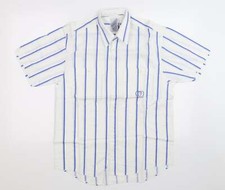 Wide boy mens white striped - white,