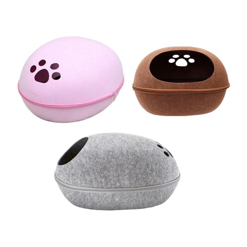Felt cat bed cave - cat,