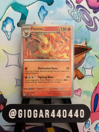 Pokemon tcg flareon 167 black - pokemon,