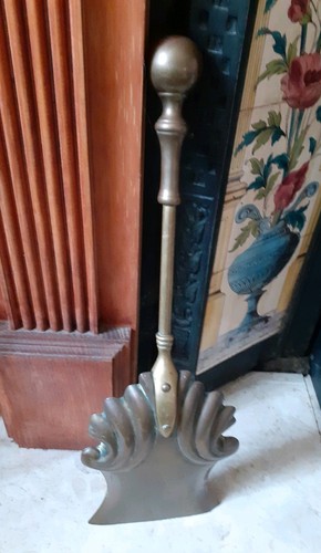 Victorian brass fireplace - victorian,