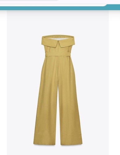 Zara straplessllng mustard - zara,