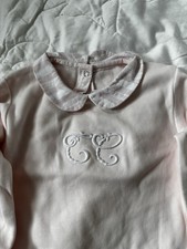 Tartine et Chocolat Baby Girl Pink Bodysuit PJ Pink 1 Year
