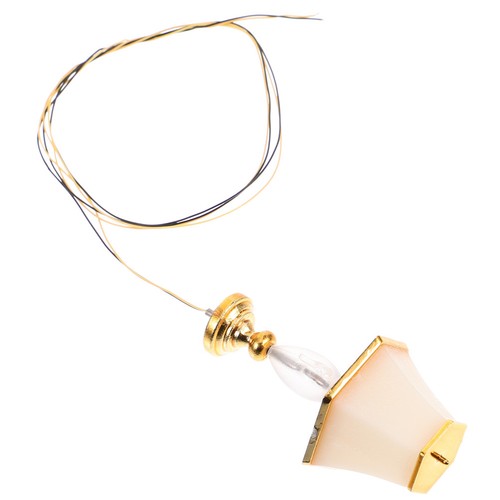 Simulated hexagonal table lamp - simulated,