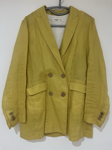 Mango 100 linen yellow - linen,