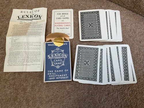 Vintage waddington lexicon - vintage,