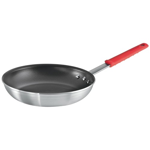 Nonstick aluminum skillet - skillet,, red