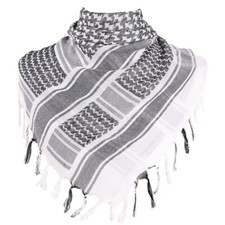 TRIXES Black and White Shemagh