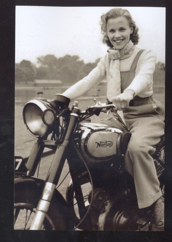 Real photo norton motorcycle - photo,