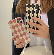 Checkered Check iPhone Phone Case Holder Iphone 11 Iphone 12 Iphone 13