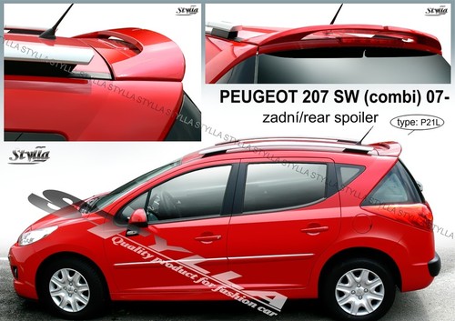 Peugeot 207 spoiler rear - 207, sw