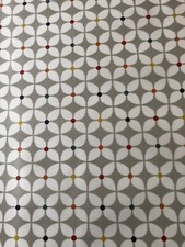 1.5 metres Oilcloth Cotton fabric Matt finish. Wipeable table covering 