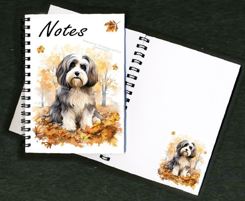 Havanese dog notebook notepad - havanese, notebook/notepad