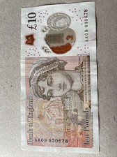 AA09, AA53, AA17, AA31, AA39 £10 Note