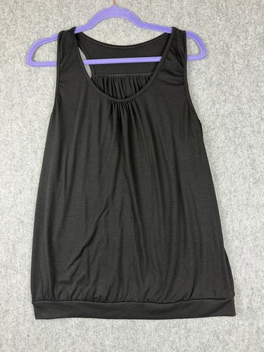 Black stretch vest top - vest,