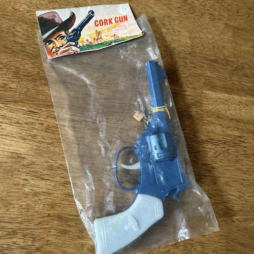 Cork gun toy 1960s - cork,