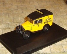 AUSTIN SEVEN RN VAN - AA SERVICE -  1:43 - OXFORD - ASVOO2 -DISPLAY CASE/STAND