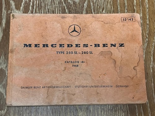 Mercedes 1968 250sl 280sl - 1968,