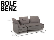 Rolf Benz Sofa and pedestal