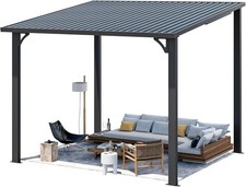 Aluminium lean gazebo - to,