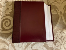 Small Red Slip In Photo Album holds 100 6 x 4" photos - Pre-loved