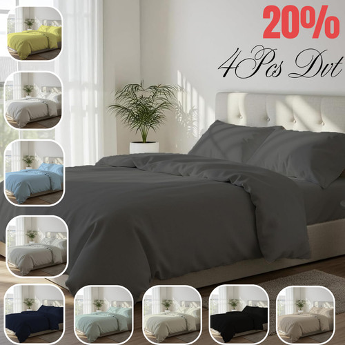4pcs 100 egyptian - egyptian, cotton