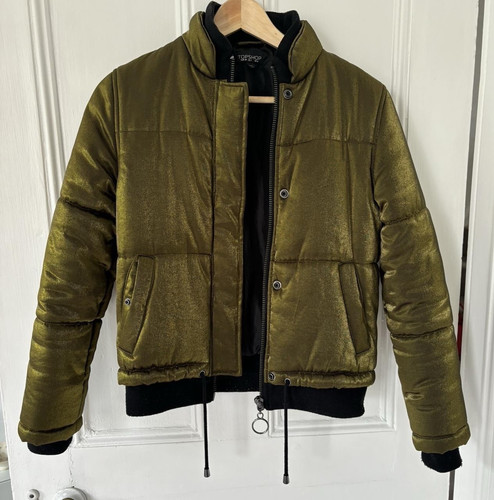Topshop green satin - green,