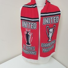Manchester United Scarf Mens