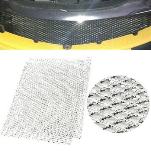 Silver aluminium racing grille - aluminium,