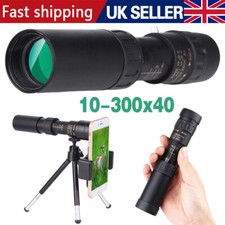 10-300X Zoom HD Portable Strong Long Range Spyglass Monocular Telescope C