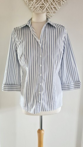 Ladies bhs white - white, stripe