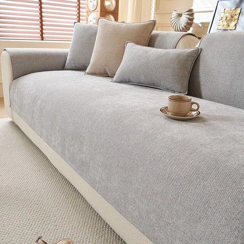 Minimalist chenille sofa cover - minimalist,