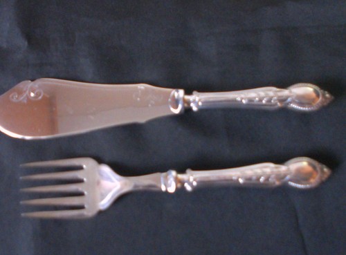 Sterling silver handled - handled, fish