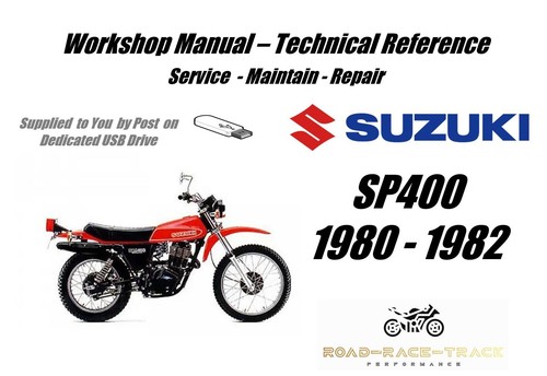 Suzuki sp400 400 service - suzuki,