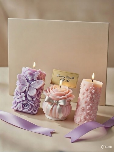 Luxury candle gift set - candle,