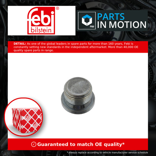 Sump plug 194734 febi oil - febi,