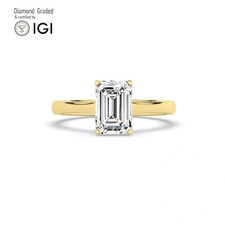 Emerald Diamond Engagement