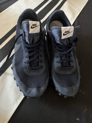 Men navy blue nike waffle - navy,