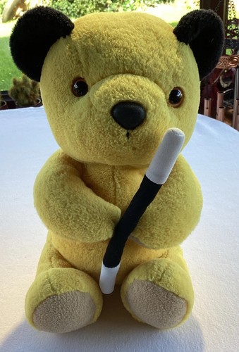 Sooty plush soft toy - sooty, holding