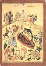 Russian Orthodox Icon Nativity