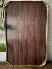 Vintage Gold Tone Wood Effect