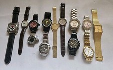  Modern Watch Lot For Parts Or Repair Vans,Brooklyn,Marc Ecko,Armitron F7